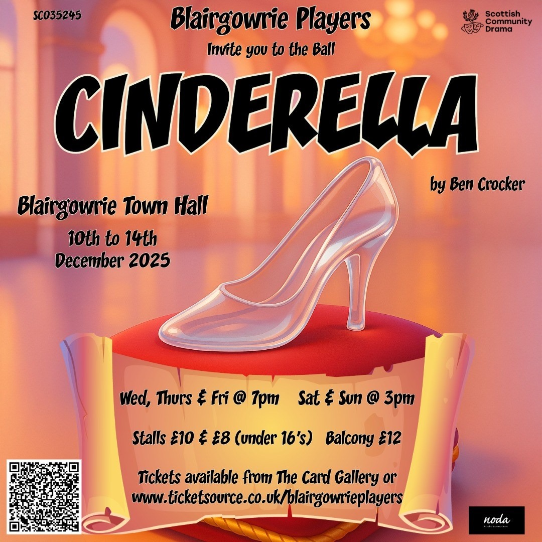 Cinderella - Blairgowrie Players with Curtains Up